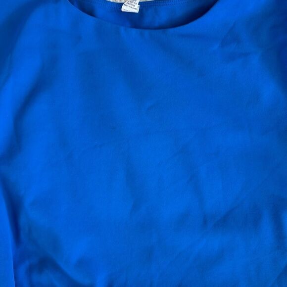 CRZ YOGA Royal Blue Crop Top - Picture 4 of 7